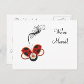 アドレスカードのLadybug変更 案内ポストカード (正面/裏面)