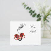 アドレスカードのLadybug変更 案内ポストカード (スタンド正面)