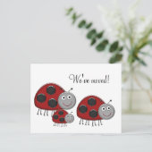 アドレスカードのLadybug変更 案内ポストカード (スタンド正面)