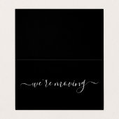 アドレスシンプルカードの文字の変更 名刺 (外部フラット)