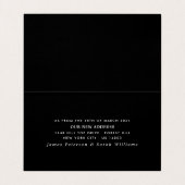 アドレスシンプルカードの文字の変更 名刺 (内部フラット)