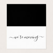 アドレスシンプルカードの文字の変更 名刺 (外部フラット)