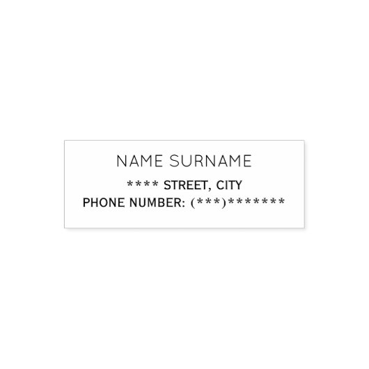 アドレスシンプル情報の消去 セルフインキングスタンプ (デザイン)