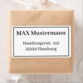 アドレスソーフクレバーVorlage ラベル (インサイチュ)