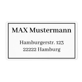 アドレスソーフクレバーVorlage ラベル