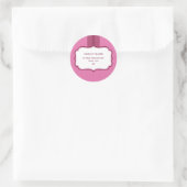 アドレスパーソナライズされたシール：：光沢2 ラウンドシール (バッグ)