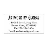 アドレスパーソナライズされたセルフインクスタンプ セルフインキングスタンプ (デザイン)