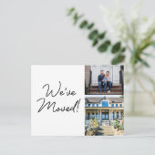 アドレスモダンの変更の写真を移動した ポストカード (スタンド正面)