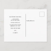 アドレスモダンの変更を移動した写真の移動 案内ポストカード (裏面)