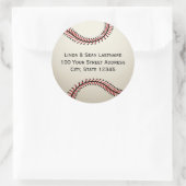 アドレス付き野球 ラウンドシール (バッグ)