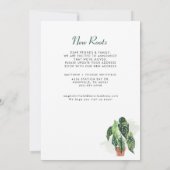 アドレス変更の更新水の色の移動 案内状 (裏面)