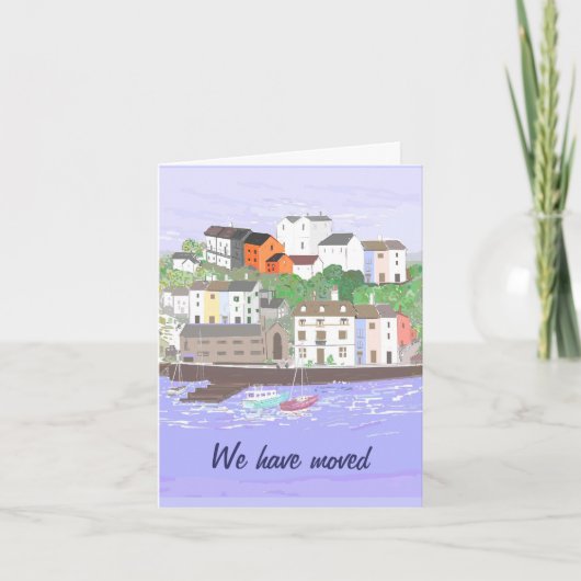 アドレス変更カード 案内状 (正面)