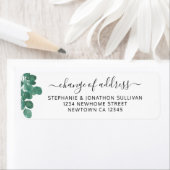 アドレス変更ユーカリ差出人住所 ラベル (インサイチュ)