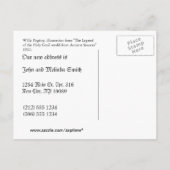 アドレス変更ヴィンテージファンタジー城を移動 案内ポストカード (裏面)