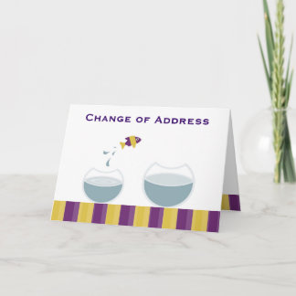 アドレス変更 案内状