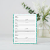 アドレス帳のページを白く印刷 (スタンド正面)