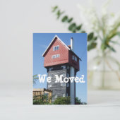 アドレス熱狂するカードの変更をコテージに移行 案内ポストカード (スタンド正面)