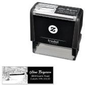 アドレス疑問に思セルフインクスタンプ付き冬 セルフインキングスタンプ (インサイチュ)