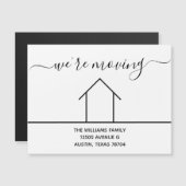 アドレス磁気カードのシックな変更を移動 (正面/裏面)