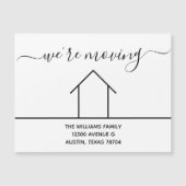 アドレス磁気カードのシックな変更を移動 (正面)