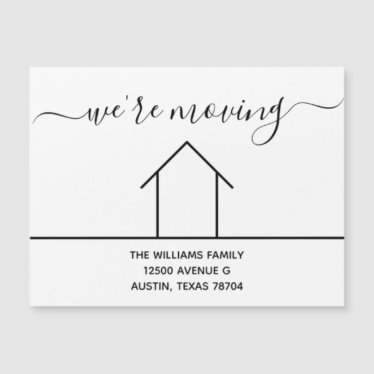 アドレス磁気カードのシックな変更を移動 (正面)