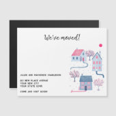 アドレス磁気カードの水彩住宅変更 (正面/裏面)