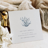 アドレス移動の沿岸青いサンゴの変化 案内状