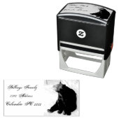 アドレス自己インクゴム印/ベアデザイン セルフインキングスタンプ (インサイチュ)