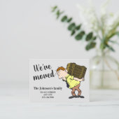 アドレス通知カードの変更を移動した エンクロージャーカード (スタンド正面)