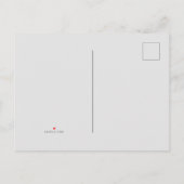 アドレス通知カードの変更を移動した 案内ポストカード (裏面)