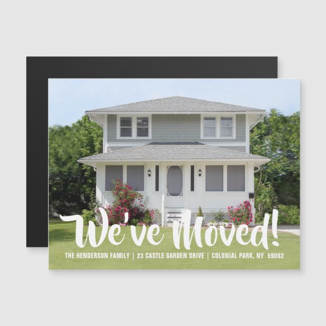 アドレス通知カードの磁気写真の変更 (正面/裏面)