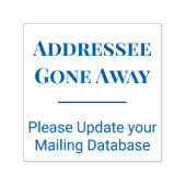 アドレス遠くにが消えた – このアドレスではない セルフインキングスタンプ (デザイン)