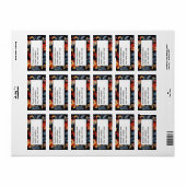 アドレスRosepaint Rosemaling 1 of 6 ラベル (フルシート)