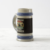 アドレナリン中毒スカイダイバー ビールジョッキ (正面左)