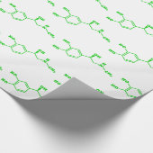 アドレナリン分子化学式 ラッピングペーパー (角)