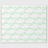 アドレナリン分子化学式 ラッピングペーパー (フラット)