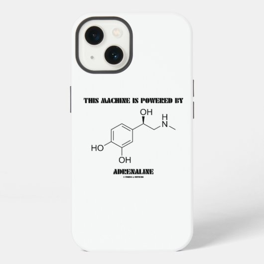 アドレナリン化学の力で動くマシン iPhoneケース (裏面)