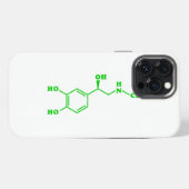 アドレナリン 分子 化学式 iPhoneケース (裏面横)