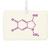 アドレノクローム分子化学式 カーエアーフレッシュナー (裏面)