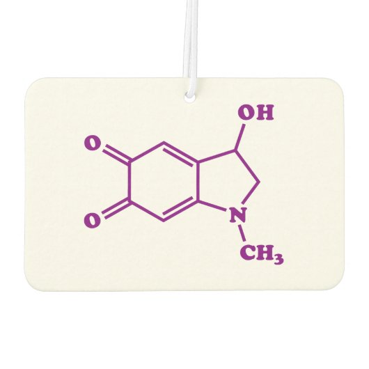 アドレノクローム分子化学式 カーエアーフレッシュナー (裏面)