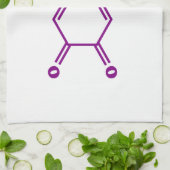 アドレノクローム分子化学式 キッチンタオル (折り畳み)
