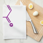 アドレノクローム分子化学式 キッチンタオル (四つ折り)