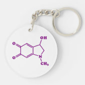 アドレノクローム分子化学式 キーホルダー (裏面)
