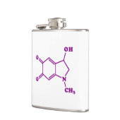 アドレノクローム分子化学式 フラスク (左)