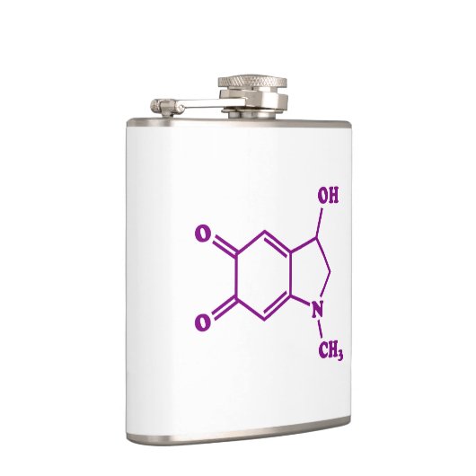 アドレノクローム分子化学式 フラスク (右)