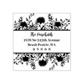 アドレモダンスシンプルファンシーワイルドフラワーズ&ウィッグ ラバースタンプ (インプリント)