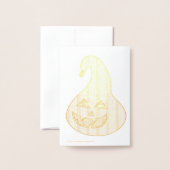 アドロバブル パンプキン 箔カード (裏面封筒付き)