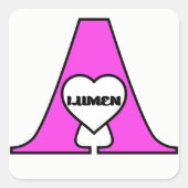 アドーレステッカー スクエアシール (正面)