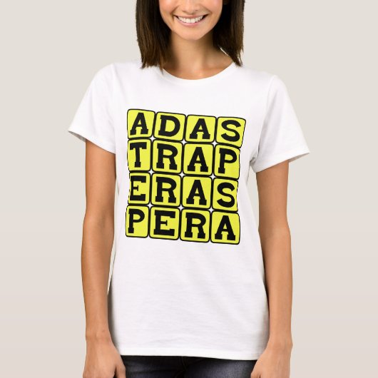 アド・アストラ・ペル・アスペラ、困難を乗り越えて成功へ Tシャツ (正面)