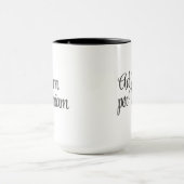 アド・イェスム・ペル・マリアム （マリアを通してイエスに）コーヒー マグカップ (中央)